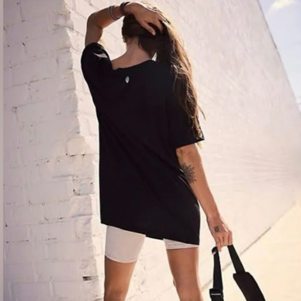 NWT Free People Movement Tempo Tunic Tee Black - Picture 4 of 13